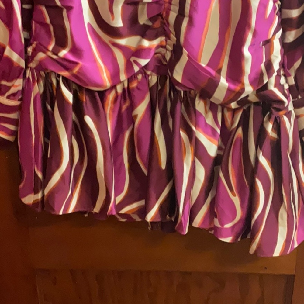 Luxxel Purple and Orange Dress - Picture 5 of 12